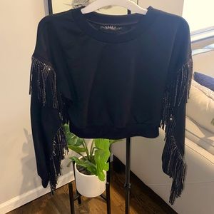 Akira crop top sweater